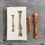 2 Cavity Classic Pillar silicone mould