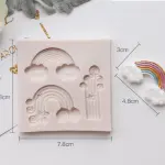 3 Cavity Rainbow Silicone mould