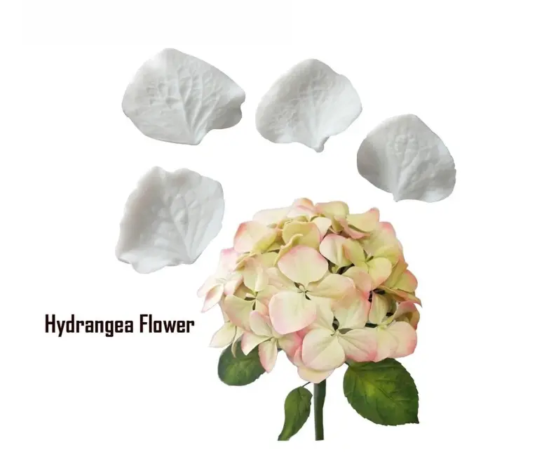 2 sets (4 pcs ) Hydrangea Flower Veiner Silicone Mould (Copy)