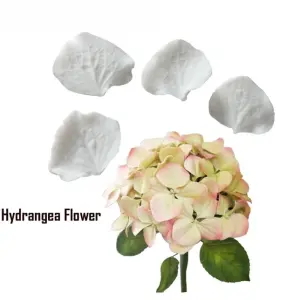 2 sets (4 pcs ) Hydrangea Flower Veiner Silicone Mould
