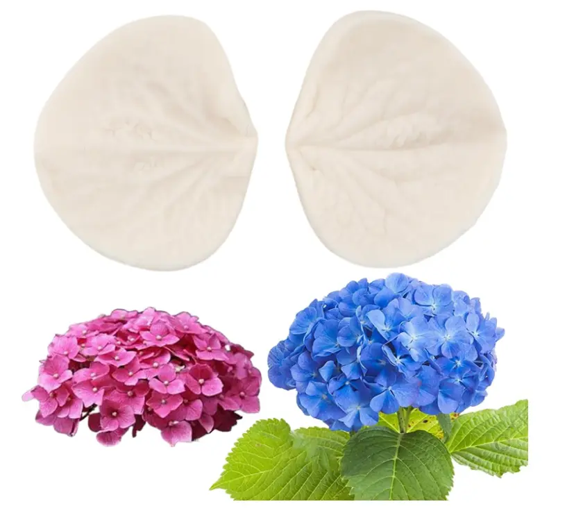 Hydrangea Flower Veiner Silicone Mould style 3