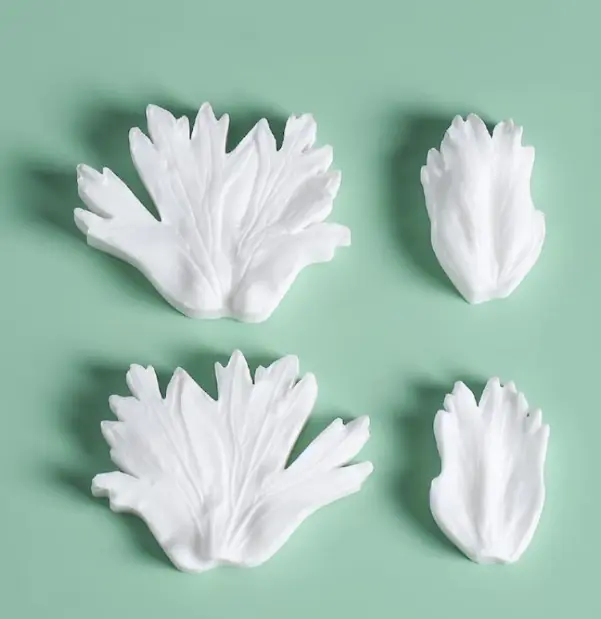 Anemone Flower Leaf Veiner Silicone Mould