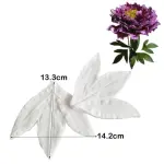Peony Flower Leaf Veiner Silicone Mould