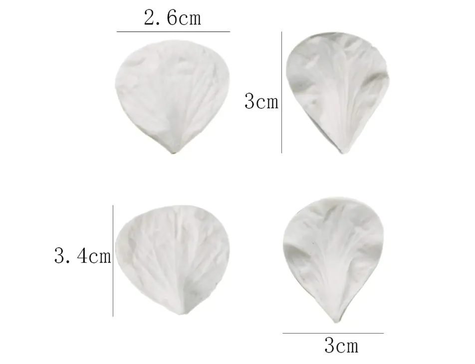 2 sets (4 pcs) Nasturtium Flower Petal veiner (Copy)