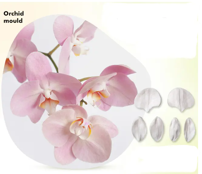 3 sets (6 pcs) Orchid petal veiner mould set (Copy)