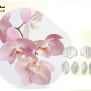 3 sets (6 pcs) Orchid petal veiner mould set