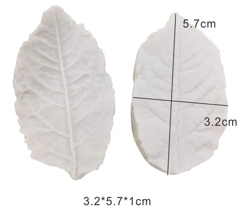 Rose Flower leaf veiner style 4