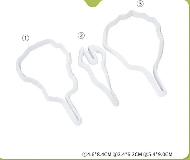 9 pcs Iris Flower petal veiner and cutter set