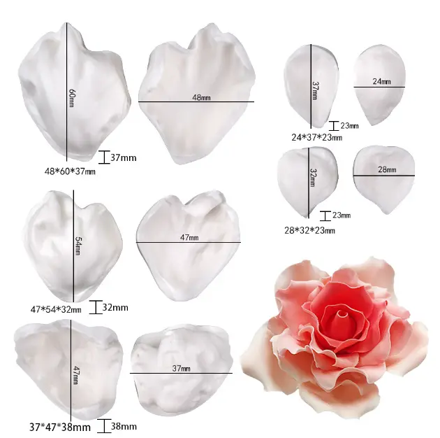 10 pcs Peony flower petal veiner set (Copy)