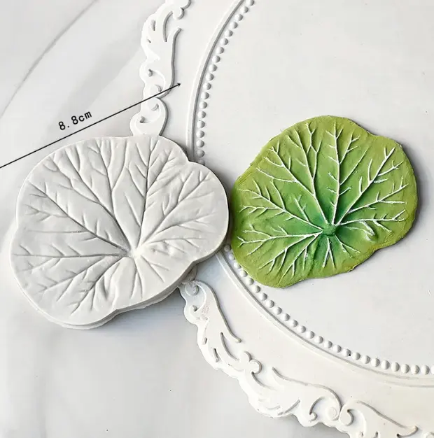 2 pcs Lotus leave veiner