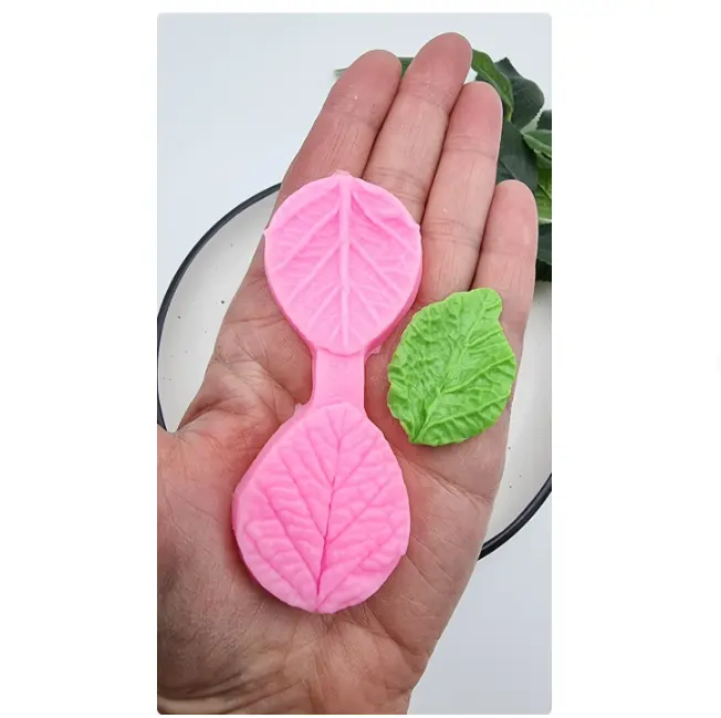 Rose flower leave press veiner