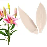 Lily Flower Leaf veiner mould style 4