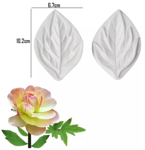 Peony Flower Leaf veiner style 3