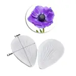 Anemone Flower petal veiner mould