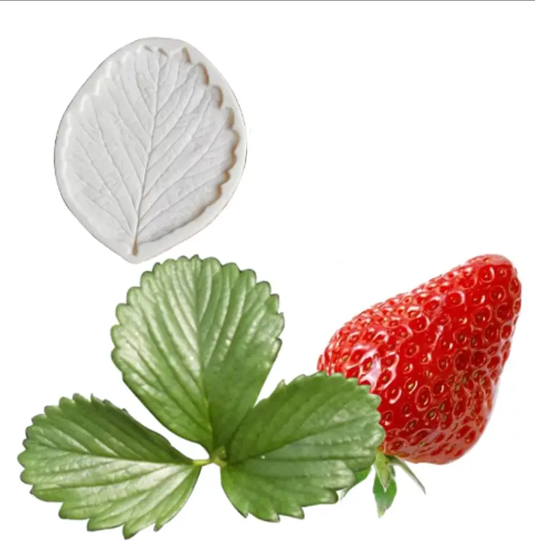 1 pcs Strawberry Leaf veiner mould