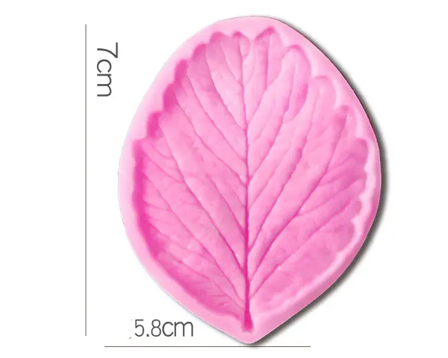 1 pcs Strawberry Leaf veiner mould