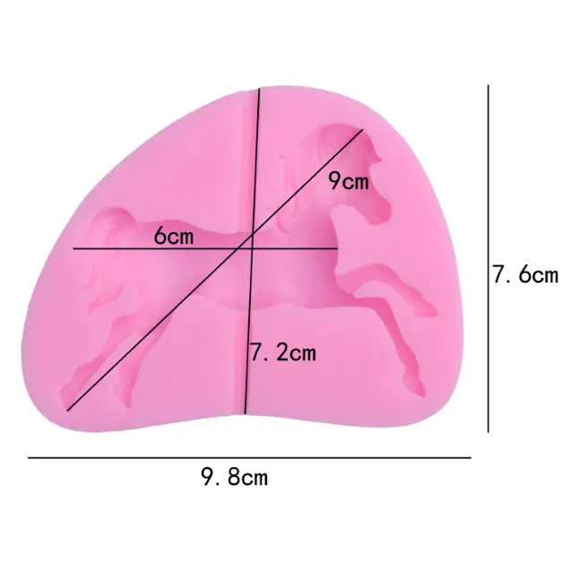 Carousel Horse Shape Silicone mould