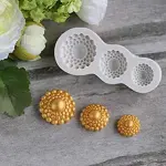 3 cavity Mini Jewellery brooch silicone mould