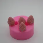 4 Cavity strawberry fruit Silicone mould style 2