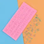 Silicone Lace Alphabet and Number Mould STYLE 1