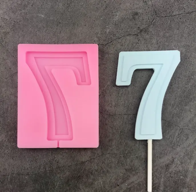 Number 0-9 Silicone mould popsicle set