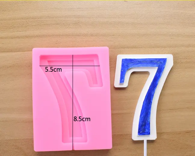 Number 0-9 Silicone mould popsicle set
