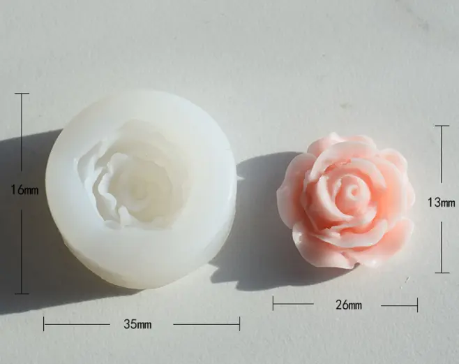 3D Cavity Blooming Flower silicone mould
