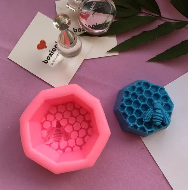 3D Bee Honeycomb Silicone mould