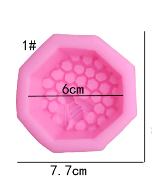 3D Bee Honeycomb Silicone mould