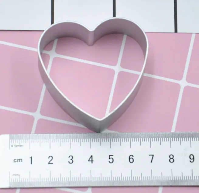 Heart Shape Aluminum Fondant Cutter