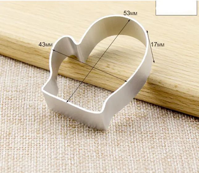 Christmas winter Mitten gloves Aluminum Fondant Cutter