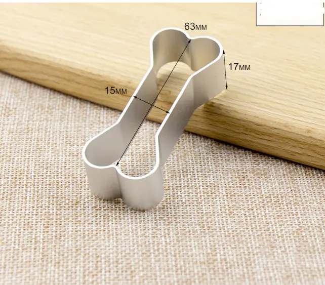 Dog Bone Aluminum Fondant Cutter
