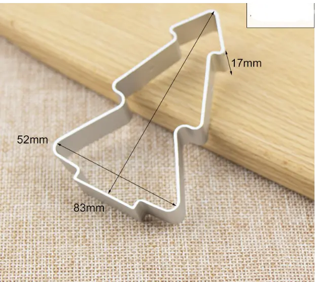 Christmas Tree Aluminum Fondant Cutter