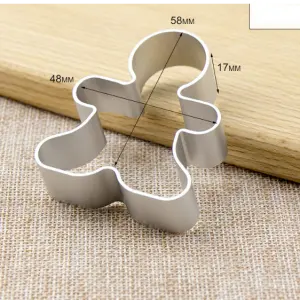Christmas Ginger bread Aluminum Fondant Cutter