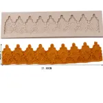 Detailed lace boarder Silicone Mould style 2