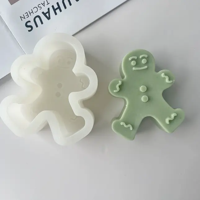 Cute Snowman deep silicone mould