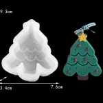 Cute Christmas Tree Deep silicone mould