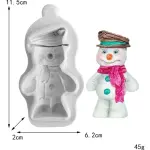 Christmas Snowman theme silicone mould