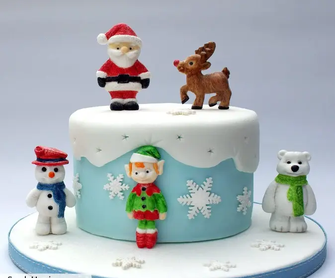 Christmas Santa silicone mould