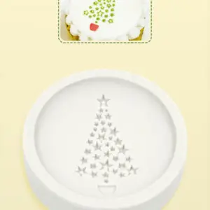 Christmas Tree cupcake theme Silicone Mould