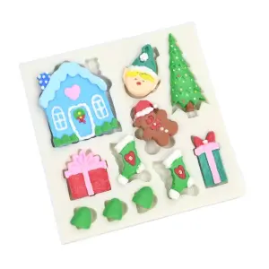 Christmas theme silicone mould