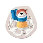 Christmas Bear Skiing mould