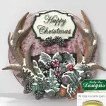 Large Reindeer Horn silicone mould