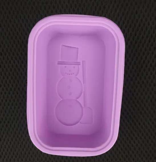 Snowman silicone mould
