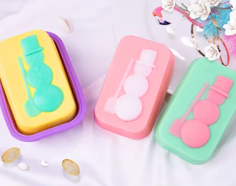 Snowman silicone mould