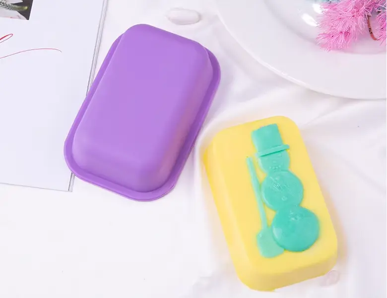 Snowman silicone mould