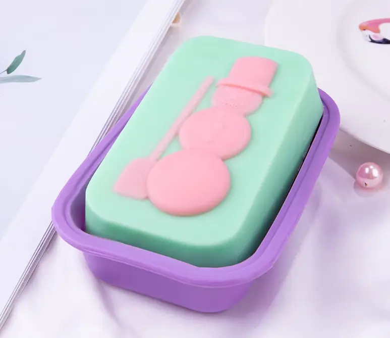 Snowman silicone mould