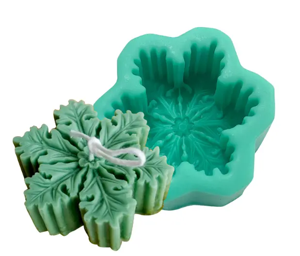Snowflake ,chocolate,candy,candle silicone mould STYLE 2