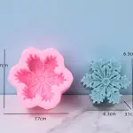 Snowflake ,chocolate,candy,candle silicone mould STYLE 2
