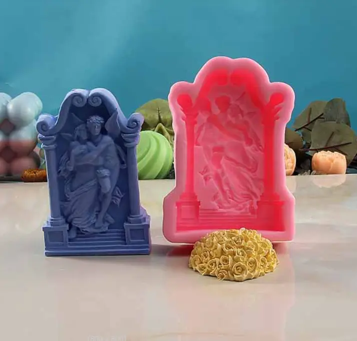 Angel Love Couple Heart Silicone mould